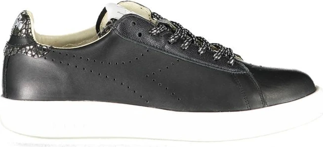 Кроссовки Diadora Черная Кожа Женские Кроссовки