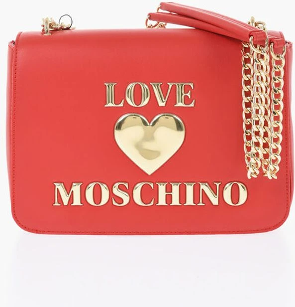 Сумка через плечо Moschino LOVE Сумка через плечо из экокожи с золотистыми деталями