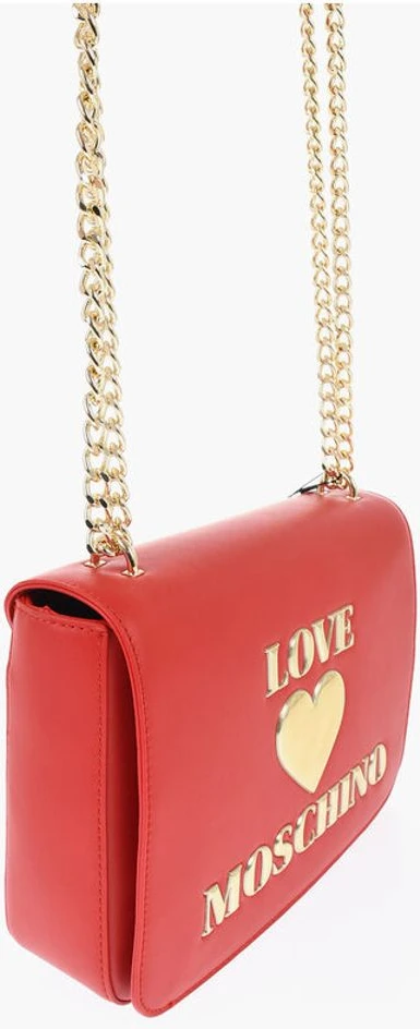 Сумка через плечо Moschino LOVE Сумка через плечо из экокожи с золотистыми деталями