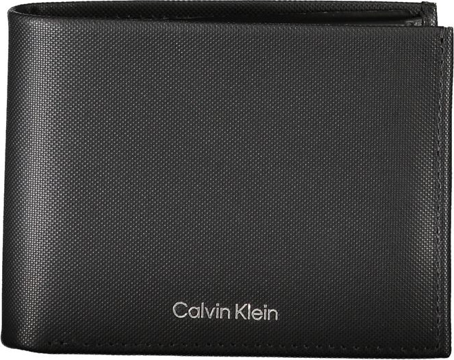 Кошелек Calvin Klein Элегантный Черный Кожаный Кошелек с RFID-защитой