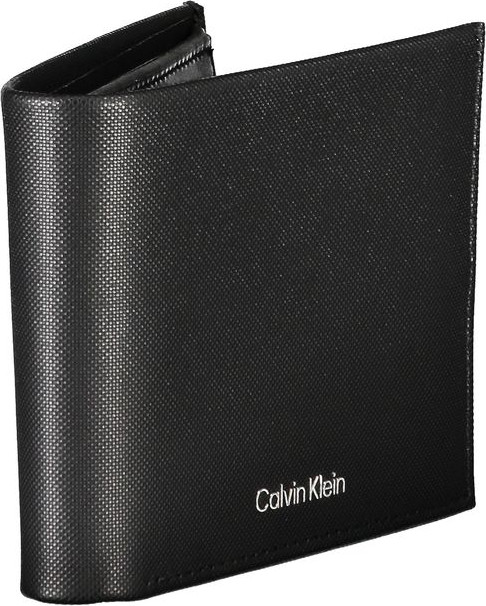 Кошелек Calvin Klein Элегантный Черный Кожаный Кошелек с RFID-защитой