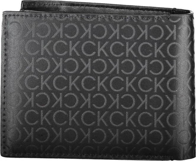 Кошелек Calvin Klein Черный Полиэстер Мужской Кошелек