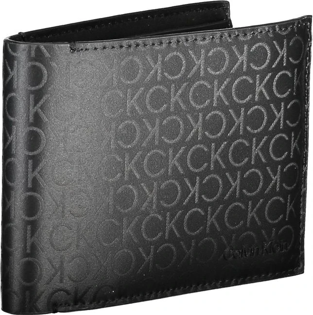 Кошелек Calvin Klein Черный Полиэстер Мужской Кошелек