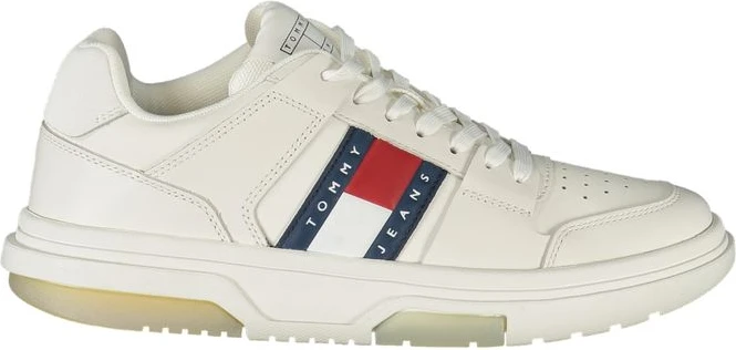 Белые кожаные женские кроссовки Tommy Hilfiger