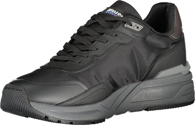 Blauer Черные кроссовки из полиэстера