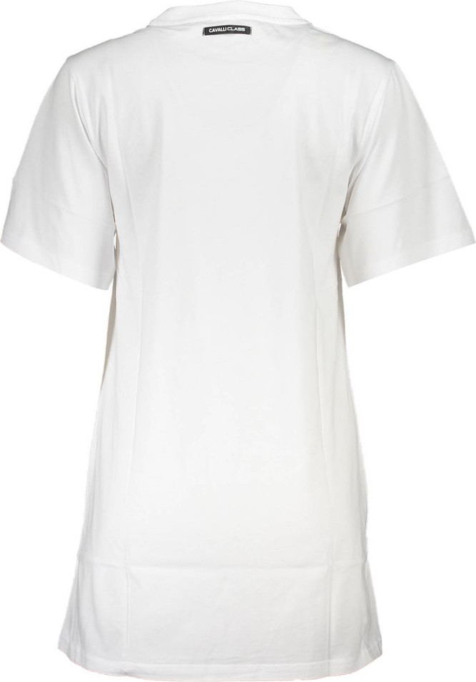 White Cotton Dress by Cavalli Class