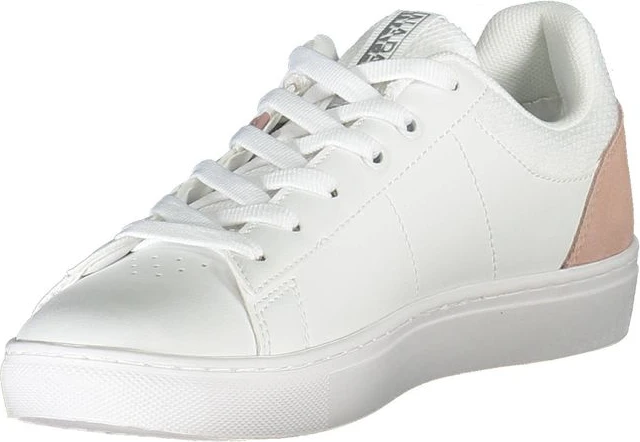 Белые кожаные женские кроссовки Napapijri