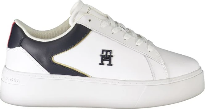 Белые кроссовки Tommy Hilfiger из полиэстера