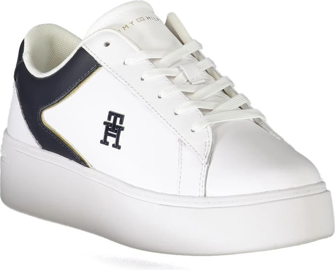 Белые кроссовки Tommy Hilfiger из полиэстера