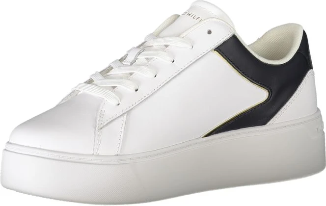 Белые кроссовки Tommy Hilfiger из полиэстера