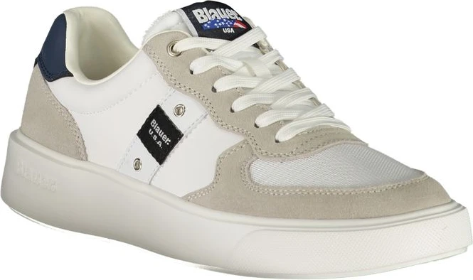 Кроссовки Blauer белая кожа