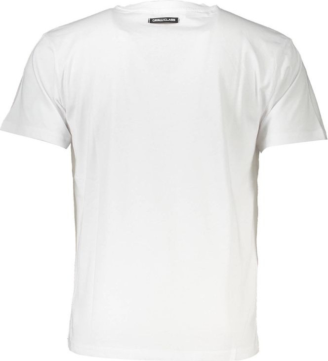White Cotton T-Shirt Cavalli CLASS