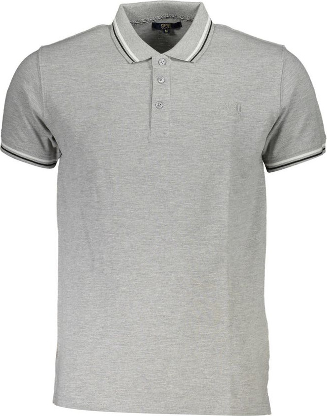 Polo Shirt Brown Cotton Cavalli Class