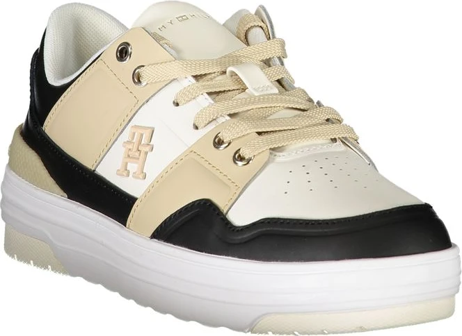 Белые кожаные женские кроссовки Tommy Hilfiger