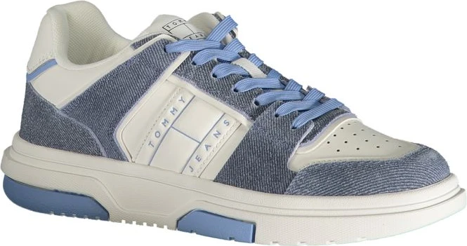 Женские кеды Tommy Hilfiger из светло-голубой кожи