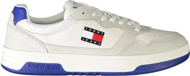 Белые мужские кроссовки Tommy Hilfiger из натуральной кожи