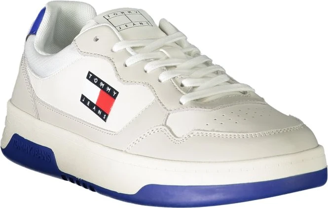 Белые мужские кроссовки Tommy Hilfiger из натуральной кожи