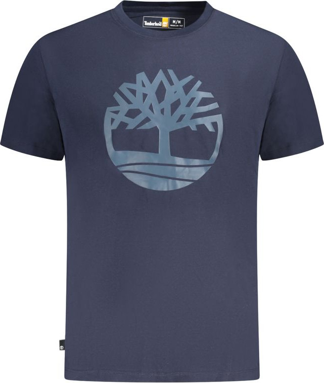 Blue Cotton T-Shirt Timberland