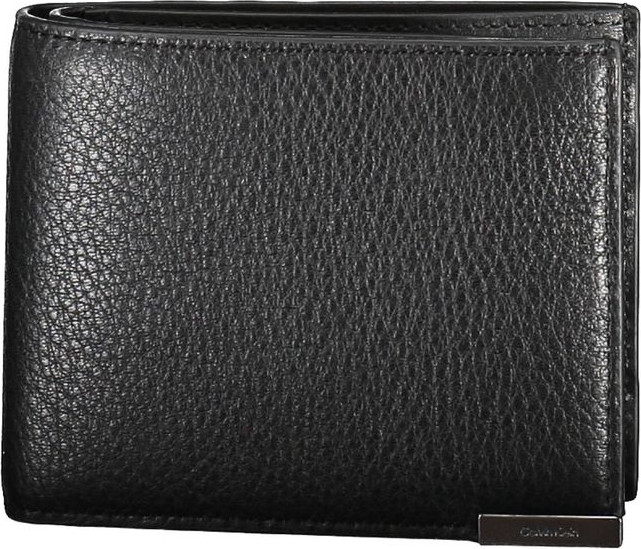 Кошелек Calvin Klein Черная Кожа Мужской Кошелек