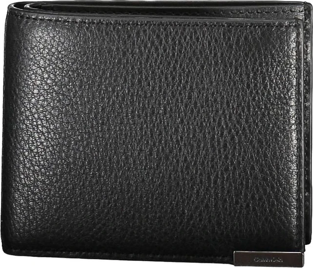 Кошелек Calvin Klein Черная Кожа Мужской Кошелек