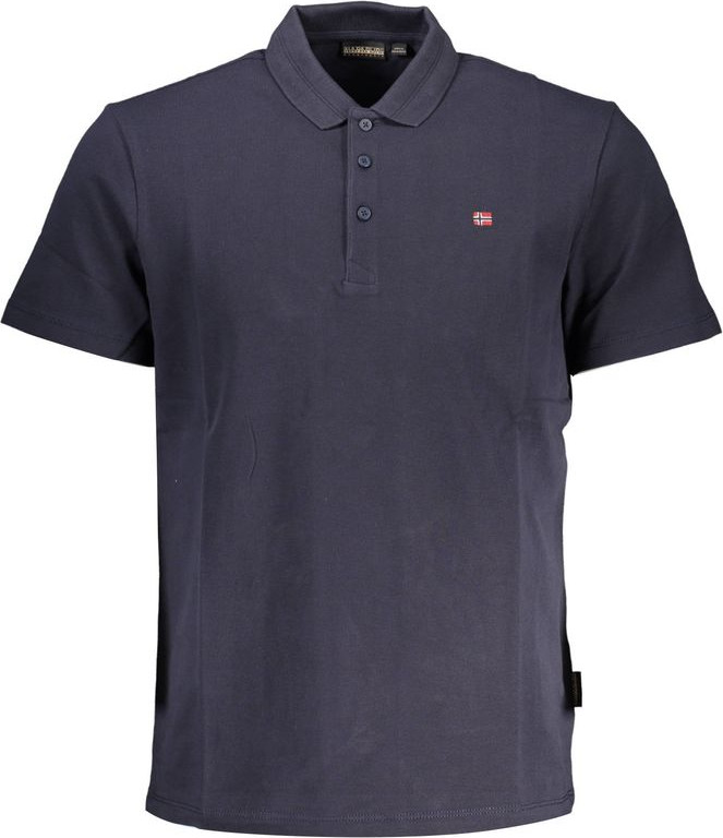 Blue Cotton Polo Shirt Napapijri