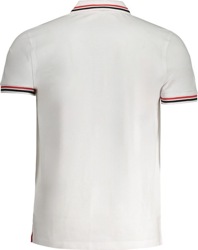 White Cotton Polo Shirt Cavalli CLASS