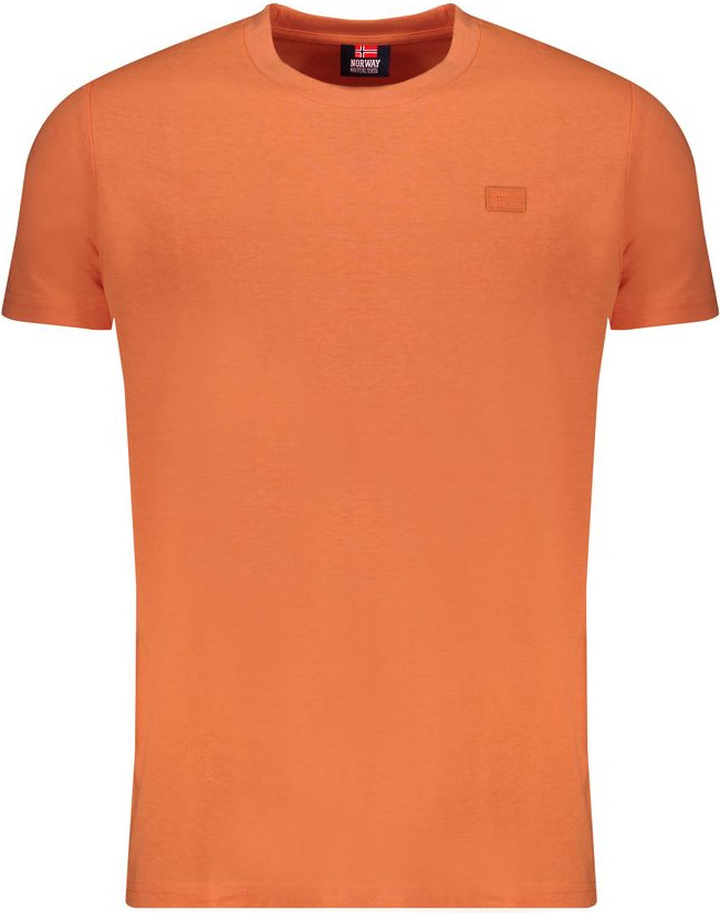 T-Shirt Geographical Norway Orange Cotton T-Shirt
