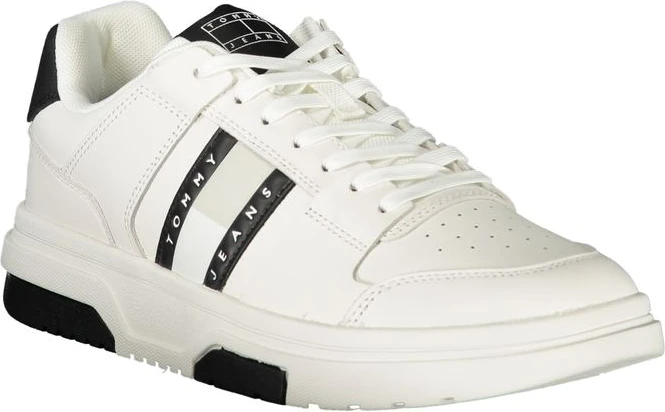 Белые мужские кроссовки Tommy Hilfiger из полиэтилена