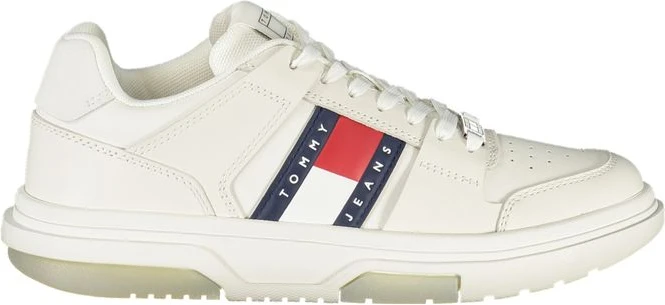 Белые кожаные женские кроссовки Tommy Hilfiger