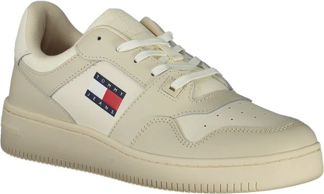 Кроссовки Tommy Hilfiger Бежевая Кожа Мужские Кроссовки