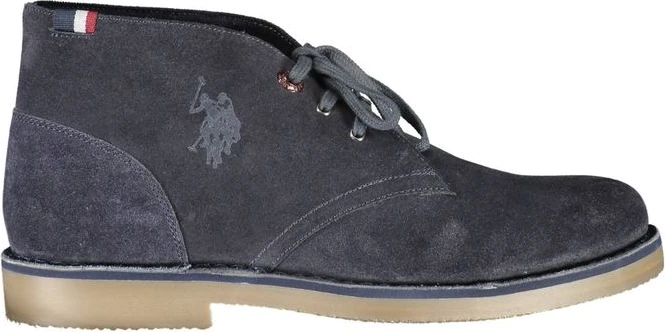 Ботинки U.S. Polo Assn. синие кожаные