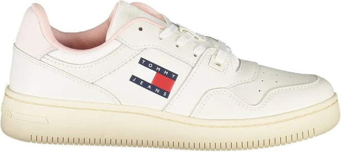 Белые кожаные женские кроссовки Tommy Hilfiger