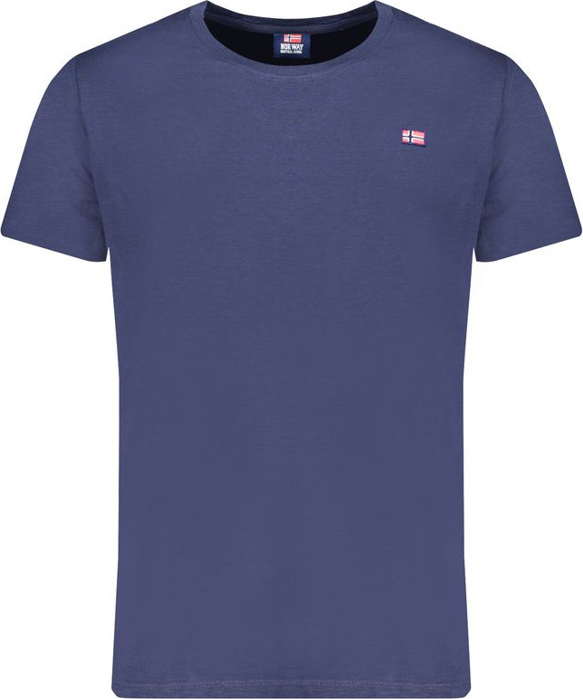 T-shirt Geographical Norway Blue Cotton