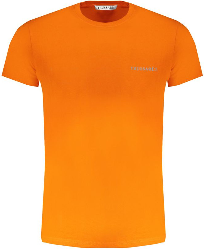 Trussardi Orange Cotton T-Shirt