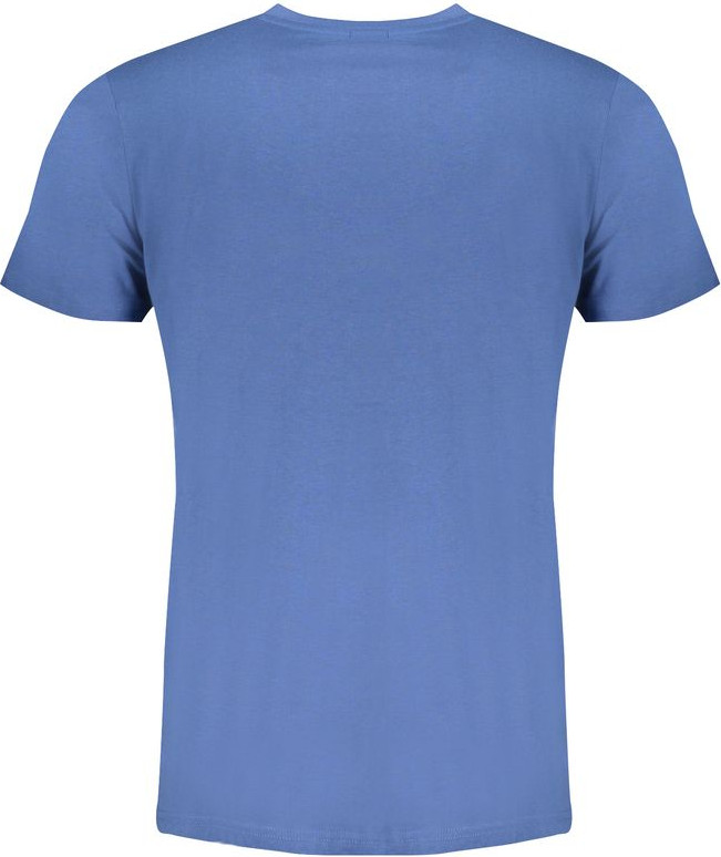 Blue Cotton T-Shirt Geographical Norway