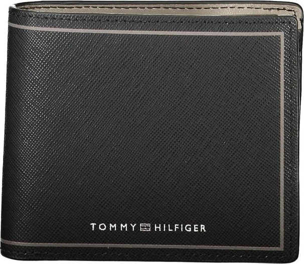 Кошелек Tommy Hilfiger Черный Кожаный Кошелек