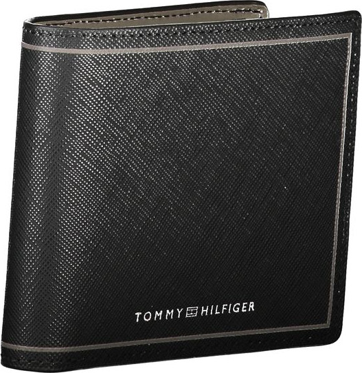 Кошелек Tommy Hilfiger Черный Кожаный Кошелек