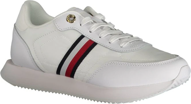 Белые полиэстеровые кроссовки Tommy Hilfiger