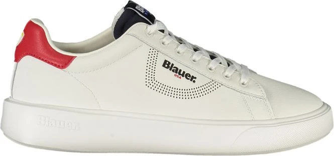 Кроссовки Blauer Белая Кожа