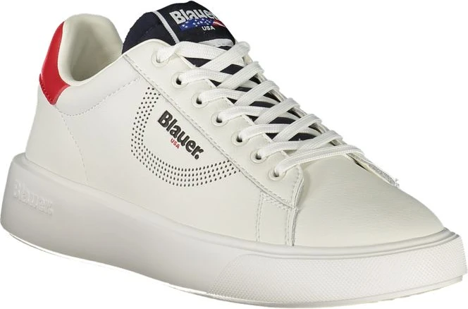 Кроссовки Blauer Белая Кожа