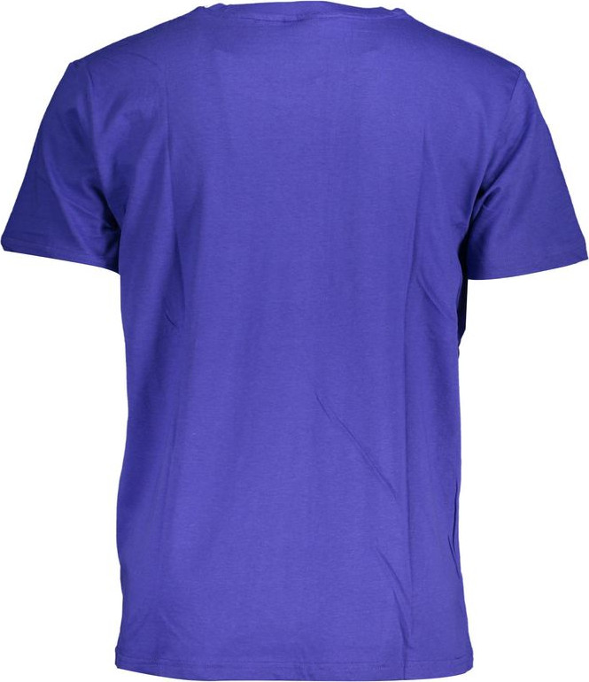 Blue Cotton T-Shirt Geographical Norway