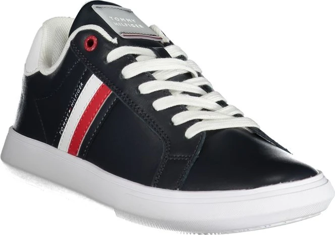 Изящные синие кроссовки Tommy Hilfiger на шнуровке