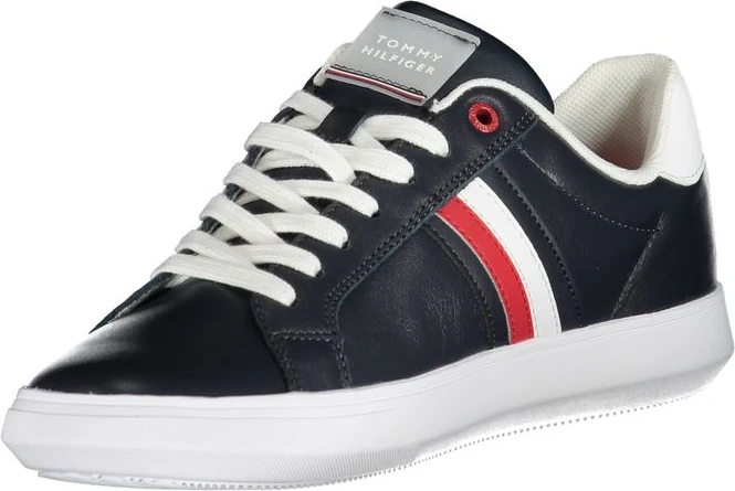 Изящные синие кроссовки Tommy Hilfiger на шнуровке