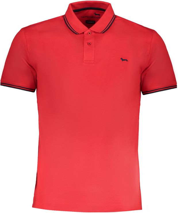 Red Cotton Polo Shirt