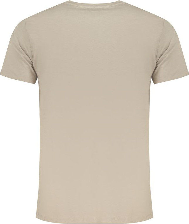 Geographical Norway Beige Cotton T-Shirt