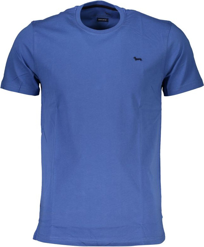Blue Cotton T-Shirt Harmont & Blaine