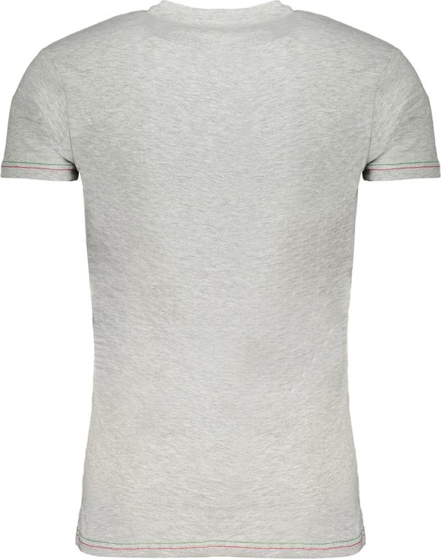 Brown Cotton Men T-Shirt Aeronautica Militare
