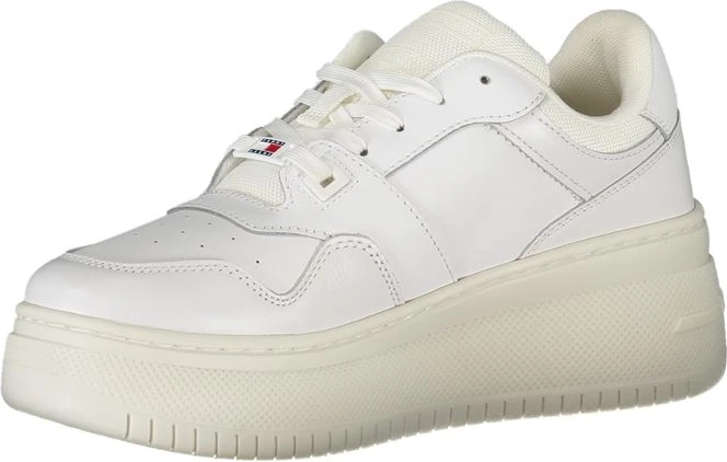 Белые кожаные женские кроссовки Tommy Hilfiger