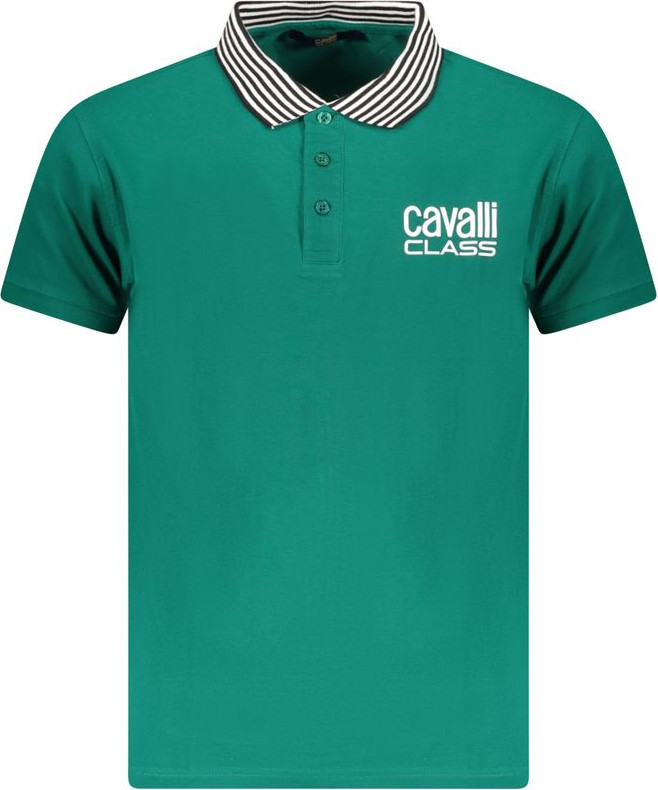 Green Cotton Polo Shirt