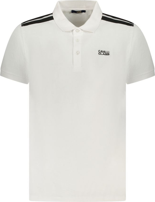 Polo Shirt Cavalli CLASS White Cotton